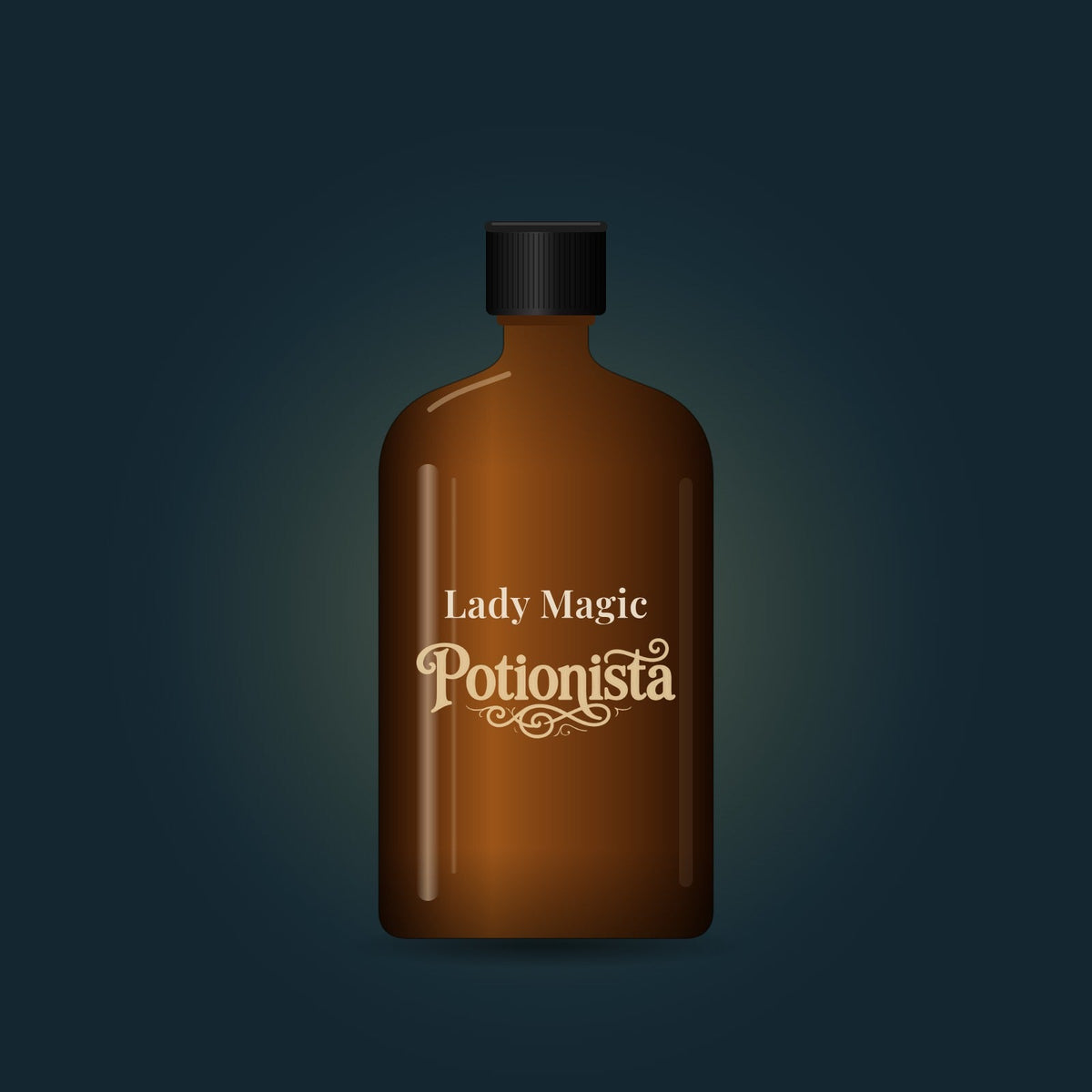 Lady Magic by Potionista, amber bottle